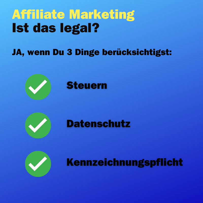 Affiliate Marketing legal?