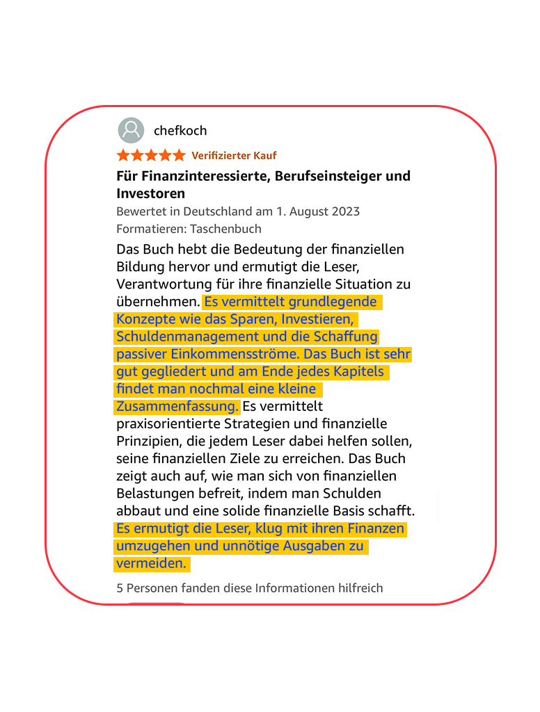 Bodo Schäfer Bücher Der Weg zur finanziellen Freiheit Rezension 1