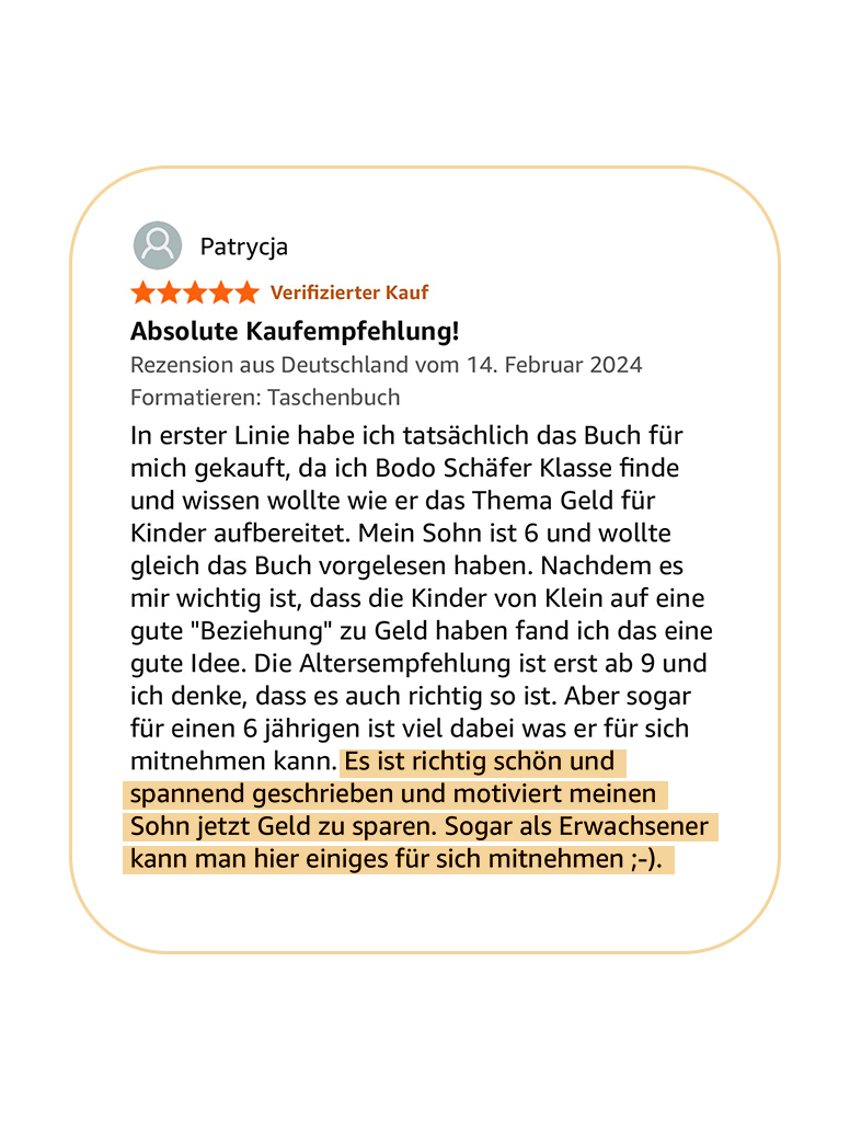 Bodo Schäfer Buch Ein Hund namens Money Rezension 4