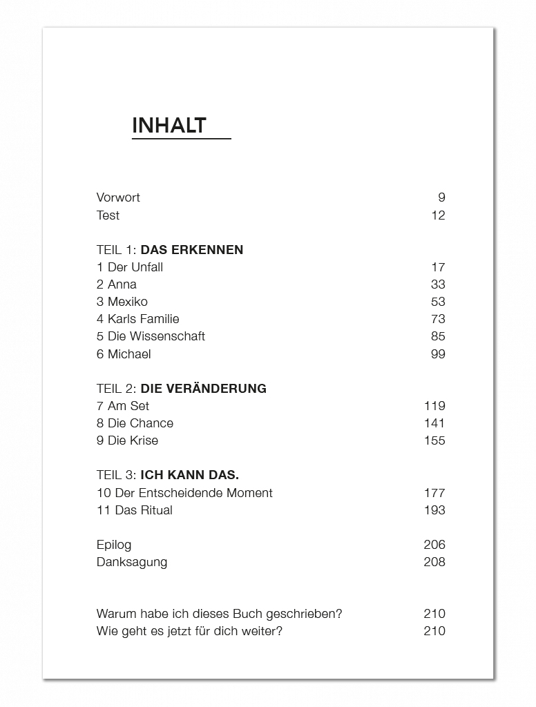 Bodo Schäfer BuchIch kann das. Inhaltsverzeichnis